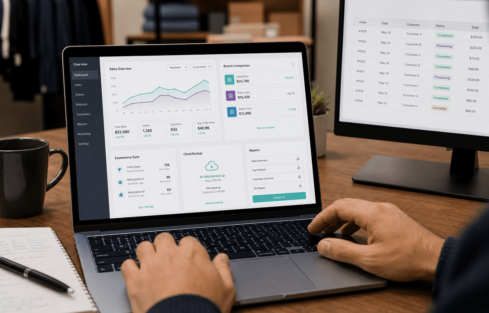 Analytics & Reports feature illustration