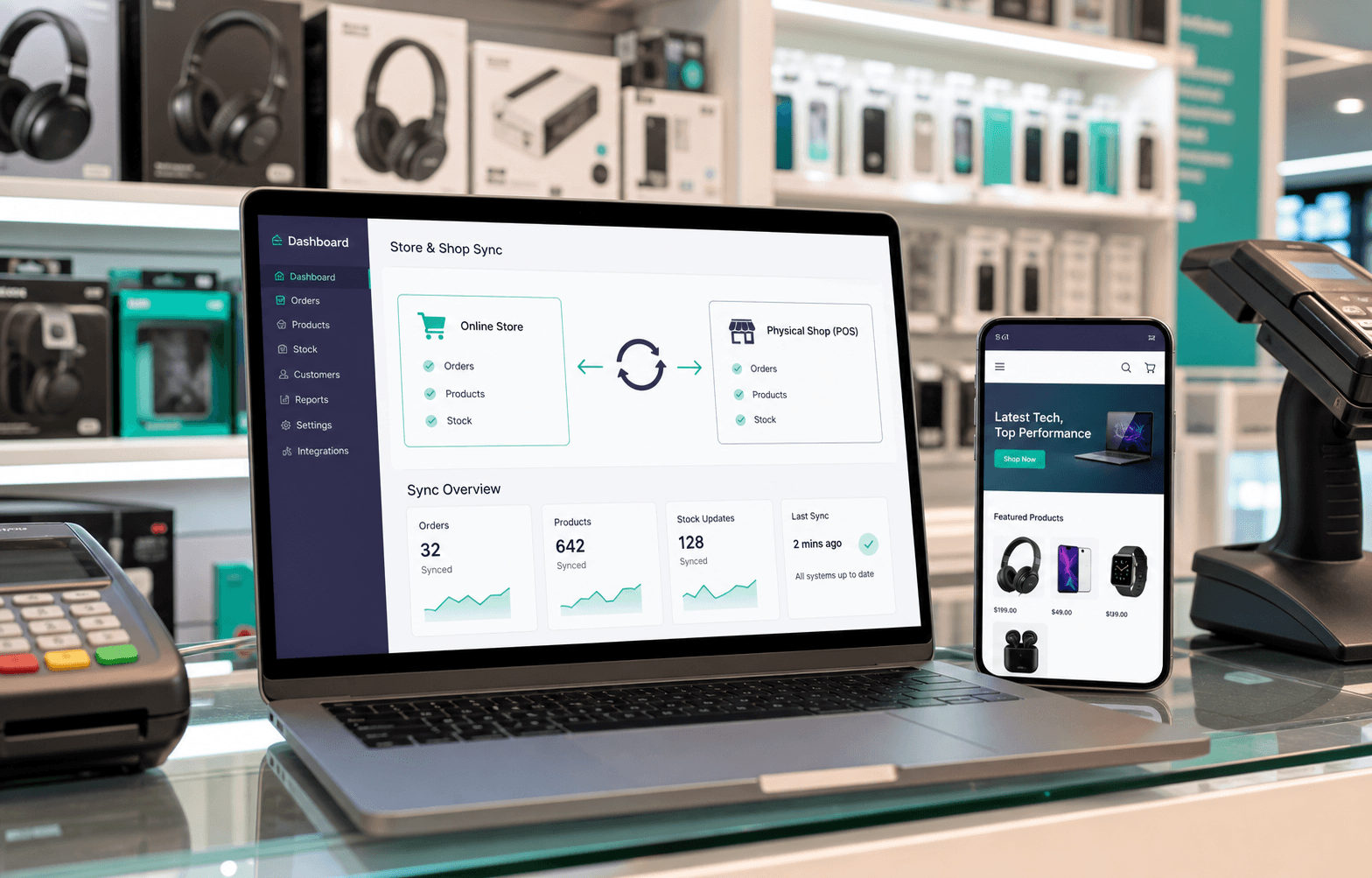 WooCommerce & Marketplace feature illustration